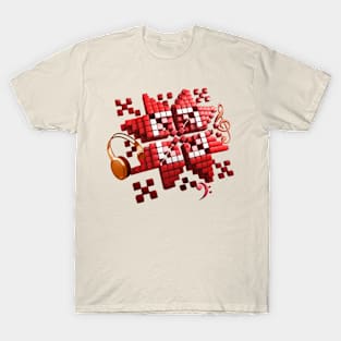 Pattern UA with music T-Shirt